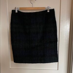 Talbots Blue/Green Plaid Skirt